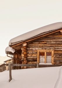 Winterhütte, Winterlandschaft, Pixabay